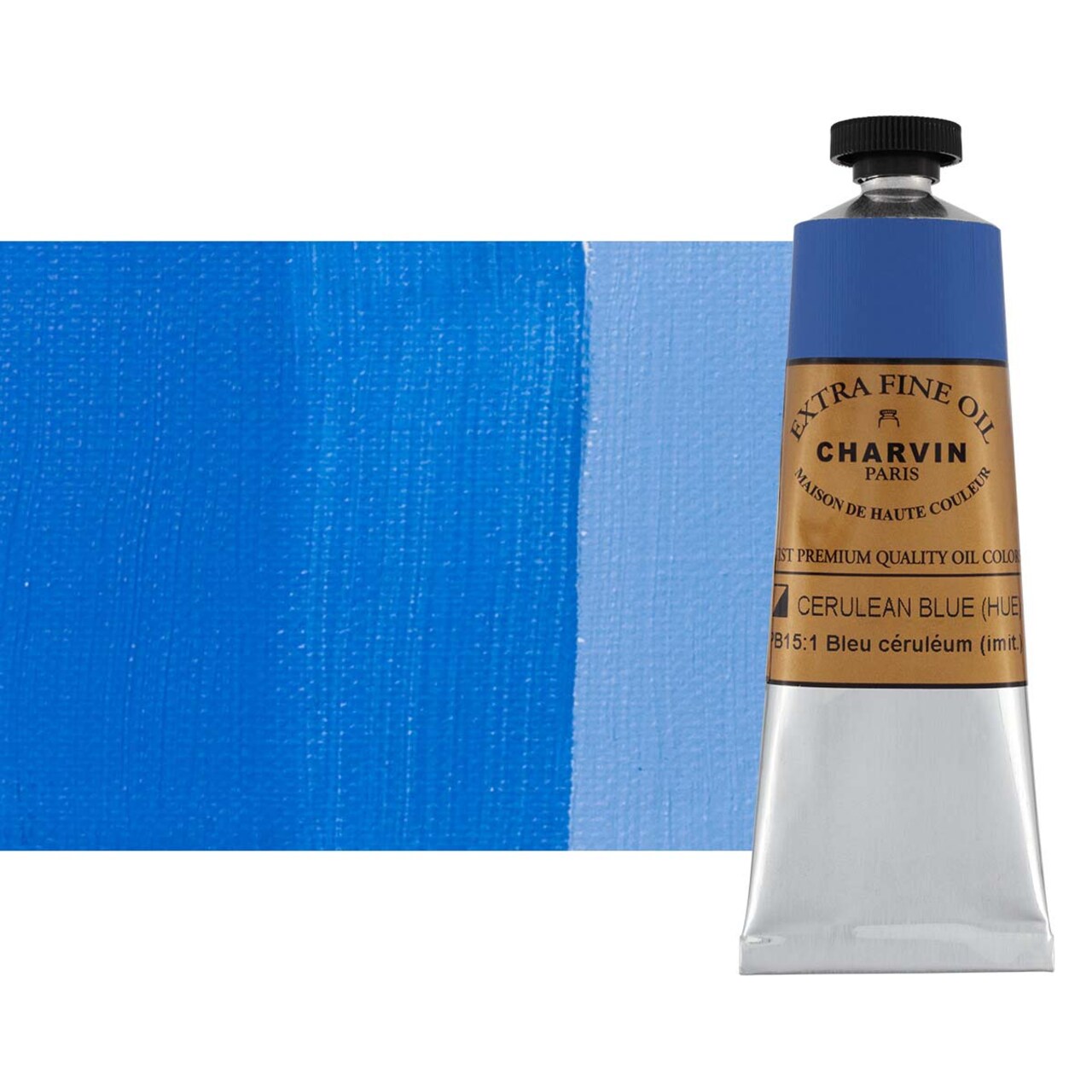 Charvin Extra Fine Oil Paints Cerulean Blue Hue - 60, 120, 150